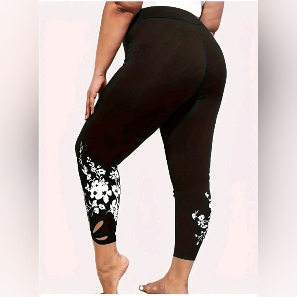 Floral leggings 3x